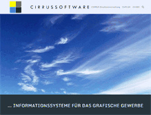 Tablet Screenshot of cirrussoftware.at